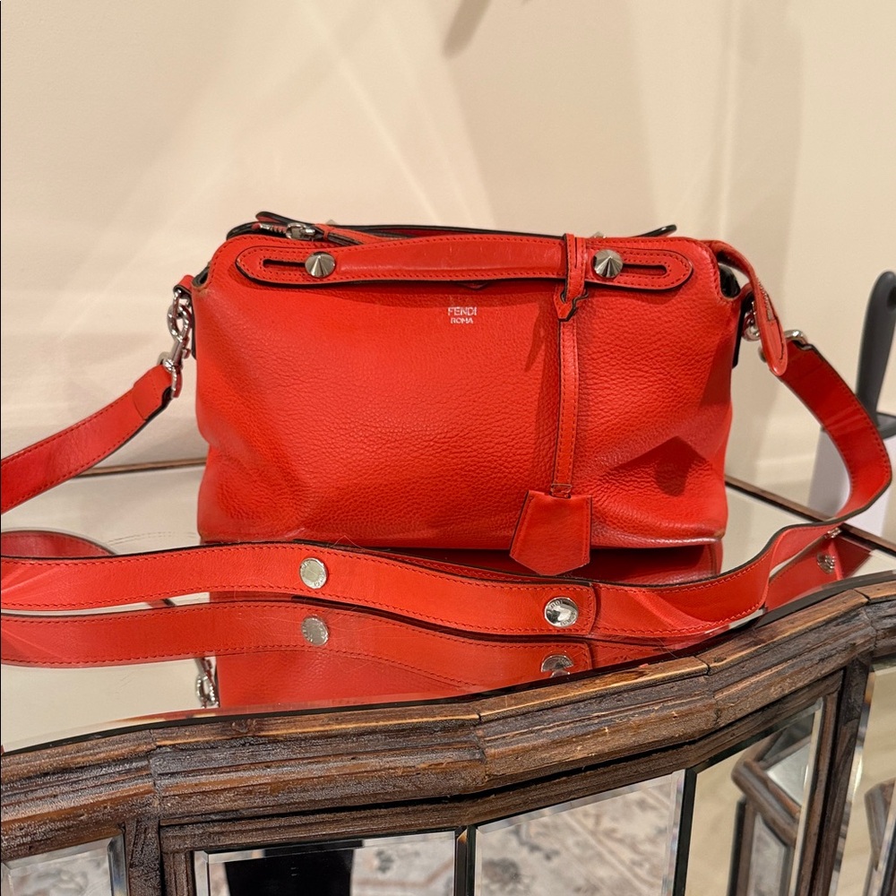 Fendi Vibrant Red Crossbody Bag